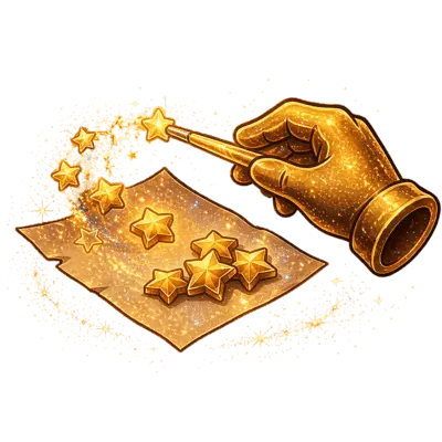 Create your own virtual stars.